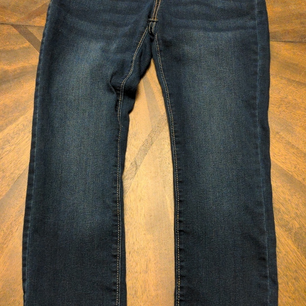 Old Navy Girls Skinny Jeans Size 10-12 Regular Dark Wash Pull-On Jeggings - Picture 5 of 12